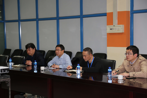 万名干手下下层烟台市国企一队到尊龙Z6官方网站软件公司调研座谈